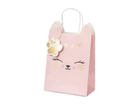 Torebka prezentowa papierowa Kotek 18x10,5x27,5 cm 1 szt.