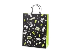 Torebka prezentowa papierowa Gamepady 10x24x32 cm 1 szt.