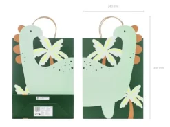 Torebka prezentowa papierowa Dinozaur 10 x 24 x 37 cm 1 szt.