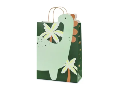 Torebka prezentowa papierowa Dinozaur 10 x 24 x 37 cm 1 szt.