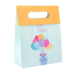 Torebka prezentowa urodzinowa Happy Birthday 32x26x10 cm MIX wzorów
