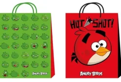 Torebka prezentowa 32 x 40 x 12 cm Angry Birds zielona