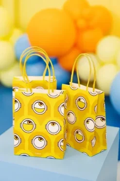 Torebki na słodycze prezenty papierowe Minionki 6 szt.