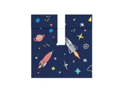 Torebki prezentowe na słodycze Kosmos 13x14 cm 6 szt.