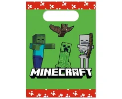 Torebki prezentowe papierowe na słodycze Minecraft 4 szt.