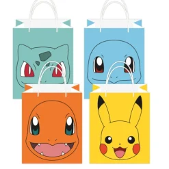 Torebki prezentowe Pokemon zestaw 8 szt. 13x21,5cm