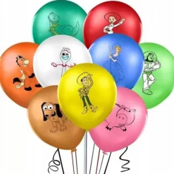Toy story balony gumowe z nadrukiem 9 szt. mix
