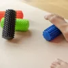 Wałek do masażu i rehabilitacji, roller jeżyk czarny 15 cm TULLO