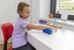 Wałek do masażu i rehabilitacji, roller jeżyk czarny 15 cm TULLO