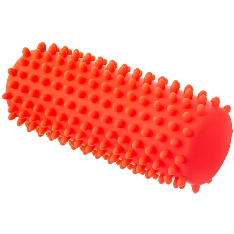 Wałek do masażu i rehabilitacji, roller jeżyk czerwony 15 cm TULLO