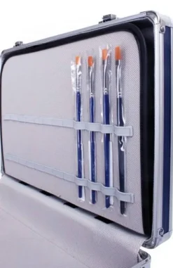 Walizka aluminiowa FACEPAINTING BOX na farby pędzle