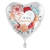 W DNIU IMIENIN balon foliowy serce 18"