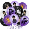 WEDNESDAY balony gumowe z nadrukiem 10 szt. mix