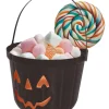 Wiaderko Dynia na Halloween czarne 20 cm