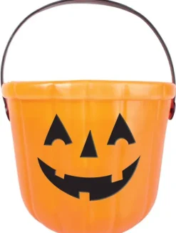 Wiaderko Dynia na słodycze Halloween 17 cm