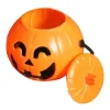 Wiaderko Dynia z pokrywką na Halloween 18 cm