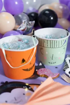 Wiaderko na cukierki Halloween 13,5 cm 2 szt.