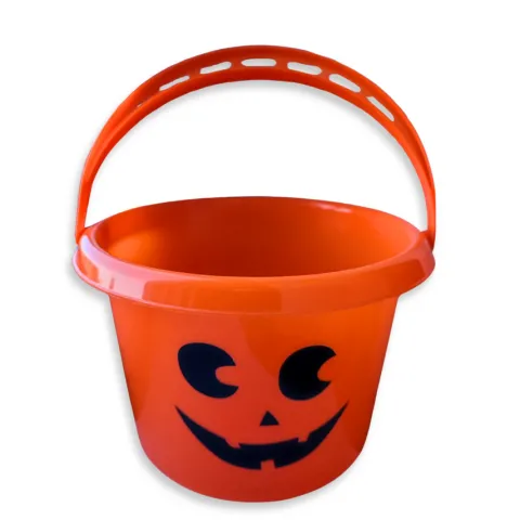 Wiaderko Dynia na Halloween 19x13 cm