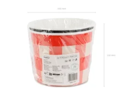 Wiaderko kubełki na przekąski Krata BBQ 14 cm 2 szt.