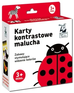 Widzę kolory! KARTY KONTRASTOWE dla malucha 3mies+