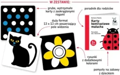 Widzę kolory! KARTY KONTRASTOWE dla malucha 3mies+
