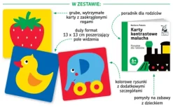Widzę szczegóły! KARTY KONTRASTOWE dla malucha 6mies+