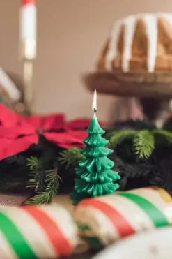 Świeca CHOINKA drzewko świąteczne 10 cm