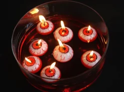 Świeczka pływające Oko halloween 1 szt.