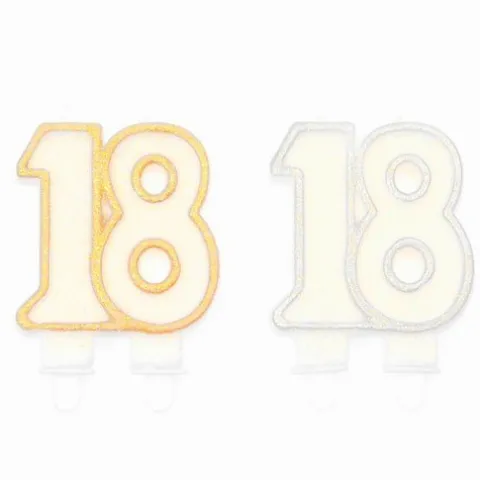 Świeczka urodzinowa na tort "18"
