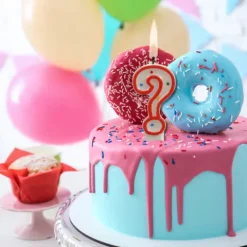 Świeczka na tort, pytajnik znak zapytania 7,5 cm