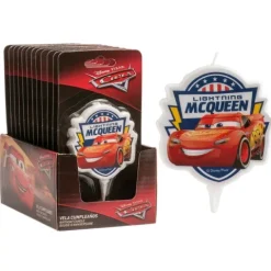 Świeczka urodzinowa na tort Auta McQueen 7,5 cm