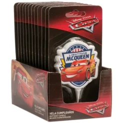 Świeczka urodzinowa na tort Auta McQueen 7,5 cm