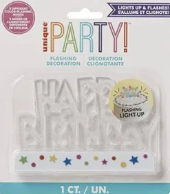 Świeczka urodzinowa na tort Happy Birthday LED świecąca