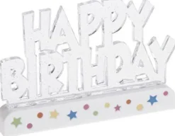 Świeczka urodzinowa na tort Happy Birthday LED świecąca