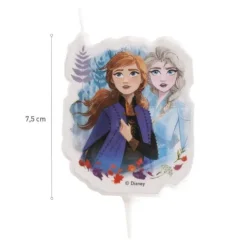 Świeczka urodzinowa na tort Kraina Lodu Frozen 7,5 cm