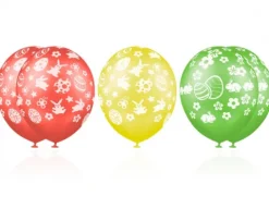 Wielkanocne balony gumowe Happy Easter 12" 5 szt.