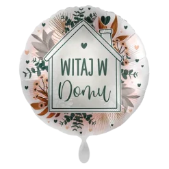 WITAJ W DOMU balon foliowy okrągły 18 cali