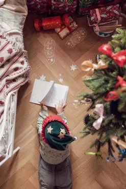 Świąteczne Szablony ŚLADY MIKOŁAJA Gwiazdki MIX
