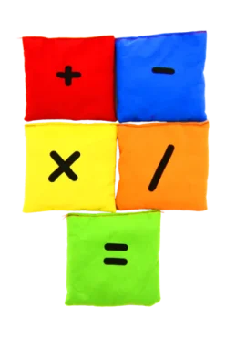 Woreczki gimnastyczne Akson ZESTAW ZNAKI MATEMATYCZNE