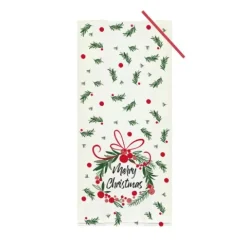 Woreczki foliowe celofan do pakowania słodyczy 20 szt. Merry Christmas