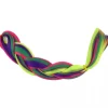 Włosy syntetyczne warkocze warkoczyki 60 cm Tęczowe FLUO