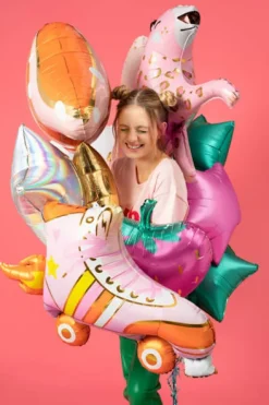 Wrotka Disco balon foliowy 74x51 cm