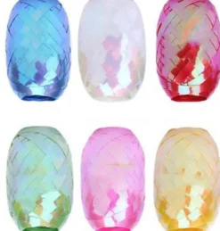 Wstążka plastikowa błyszcząca 5mm x 10m mix