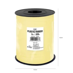 Wstążka plastikowa żółta pastelowa 225 m