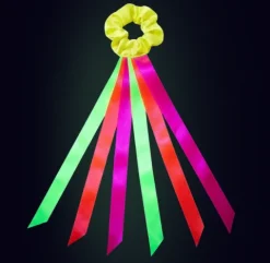 Wstążki do tańca 50 cm na rękę Neonowe UV 1 szt.
