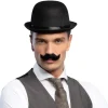 Wąsy gentelmana czarne lata '20
