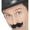 Wąsy samoprzylepne czarne Edwardian Tash