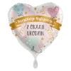 WSZYSTKIEGO NAJLEPSZEGO balon foliowy serce 18"