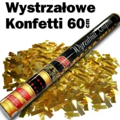 Wystrzałowe Konfetti pneumatyczne Tuba 60 cm metaliczne