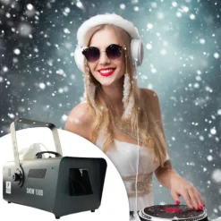 Wytwornica śniegu maszyna do wytwarzania śniegu 1500W Snow1500 DMX pilot